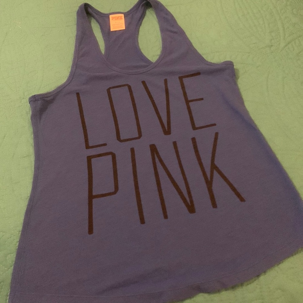 PINK VICTORIA’S SECRET tank top